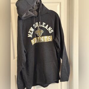 New Orleans Saints NFL Team Apparel Fleece Lined Hoodie XXL NWOT